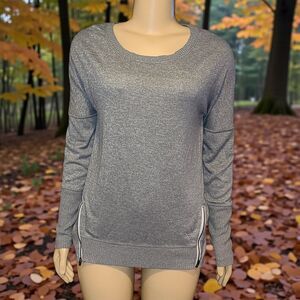 Danskin Now Crewneck Athleisure Tunic Top Shirt